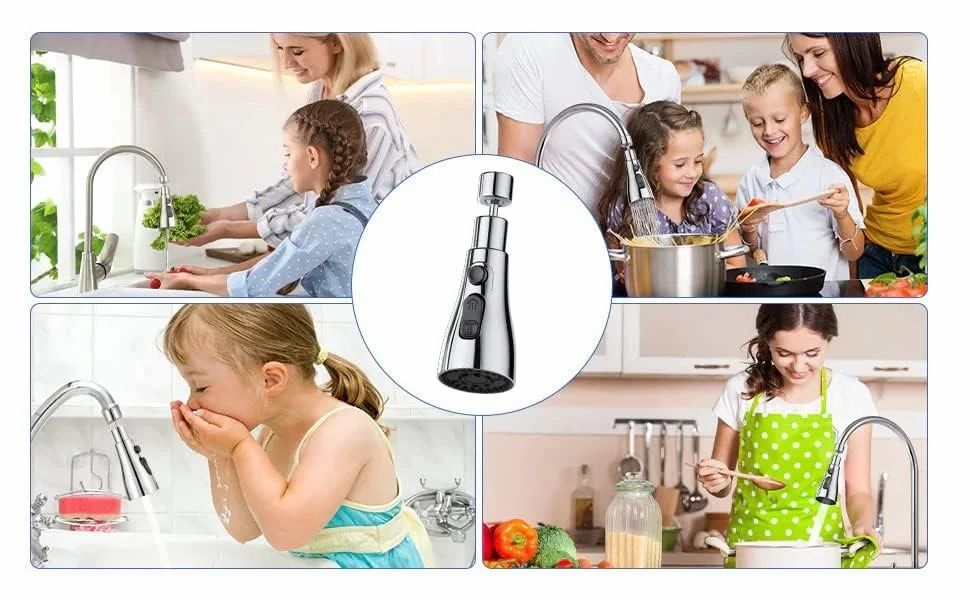 Stainless Steel 360 Degree Movable Faucet Aerator