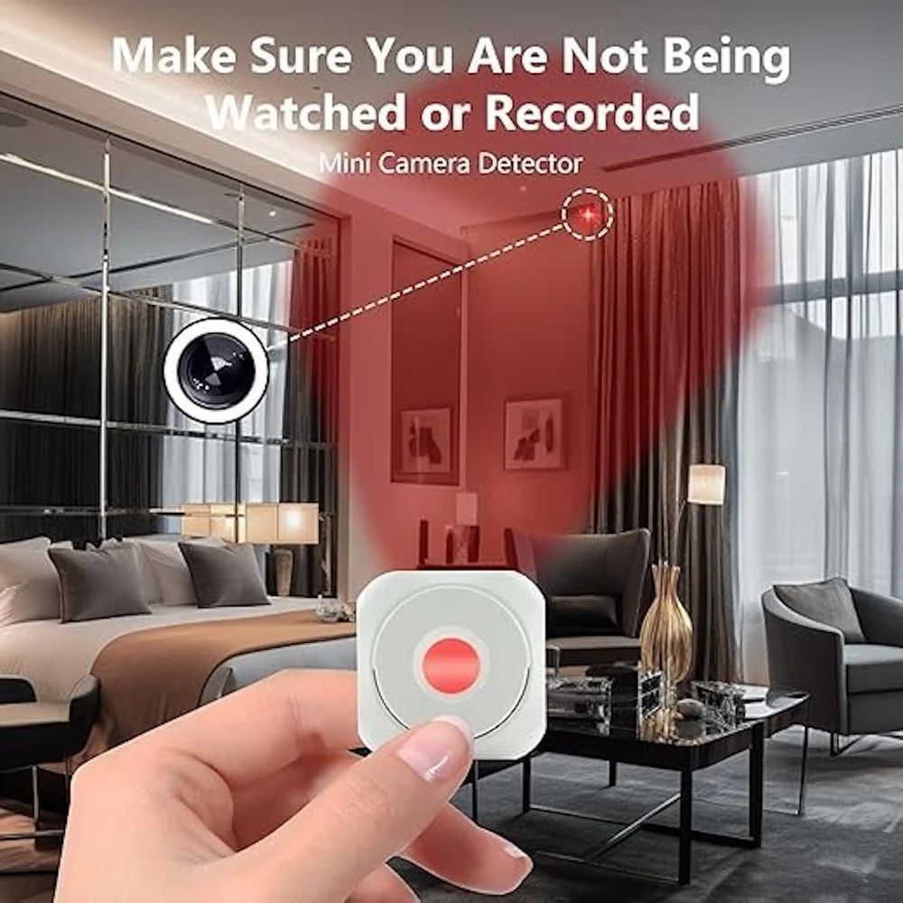 Spy Hidden Camera Detector Portable Wireless Bug Detector Wireless Infrared Camera Sweeper Detector