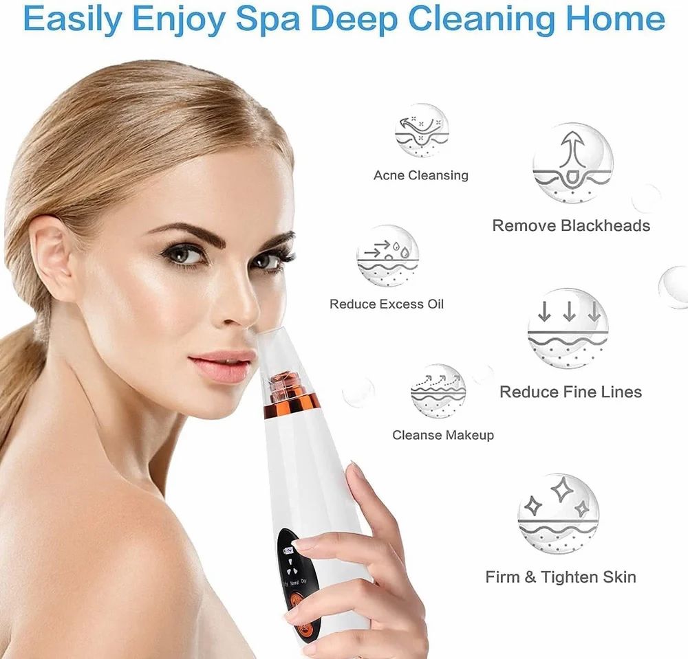 6 In 1 Derma Suction Electric Blackhead Remover