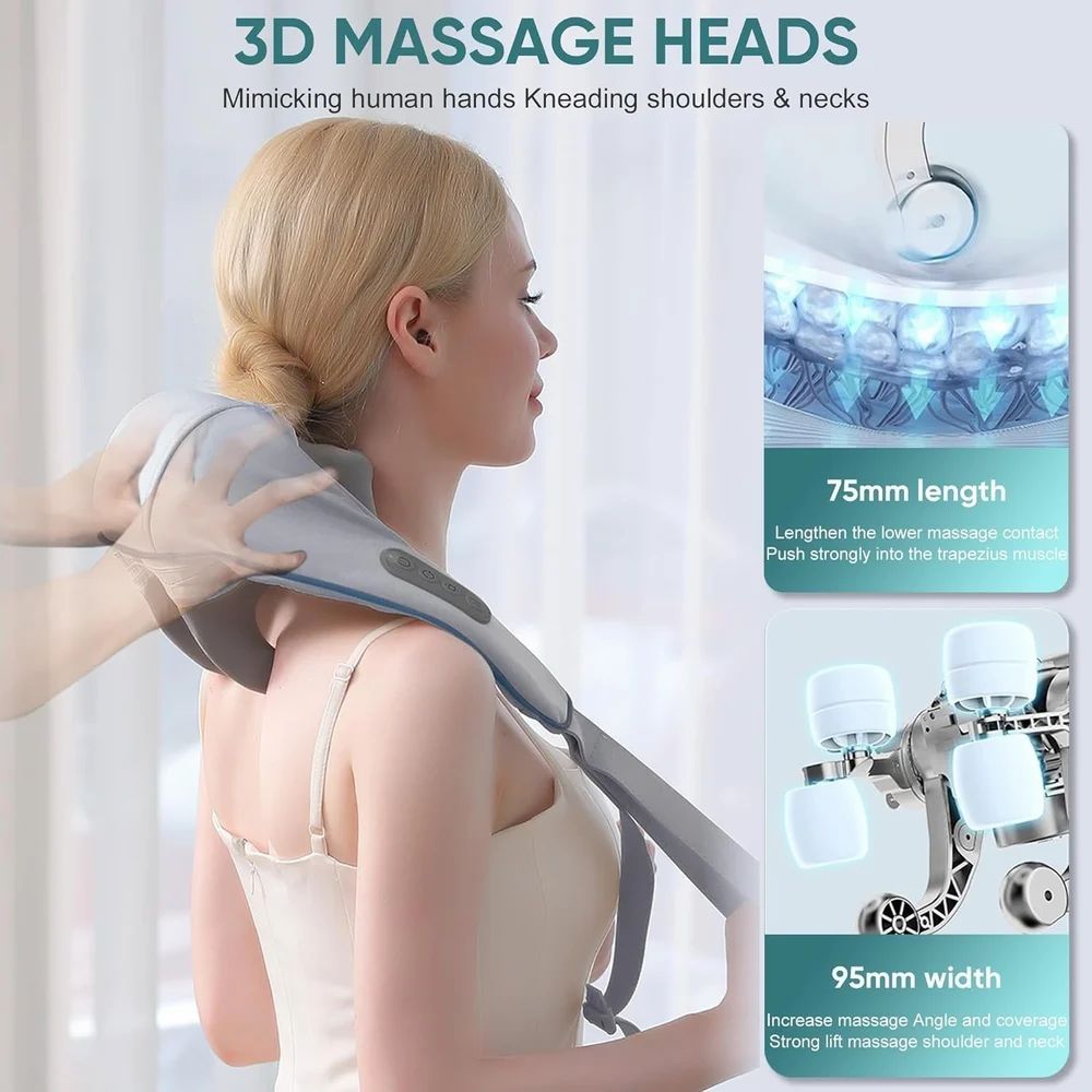 Plastic Back Neck Shoulder Massager Big