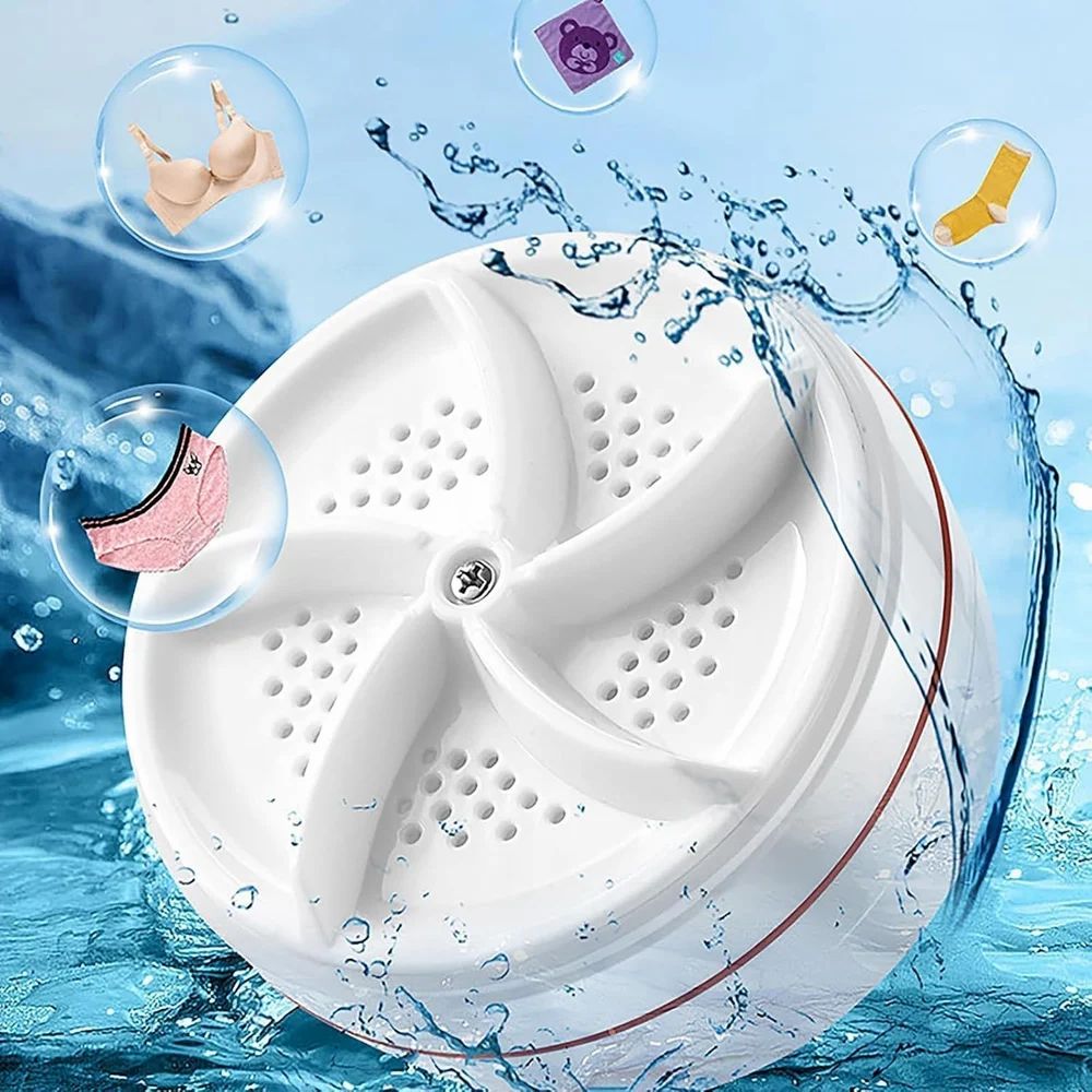 Automatic Mini Turbine Washing Machine Portable Cloth Washing Machine, Capacity: Not Mentioned