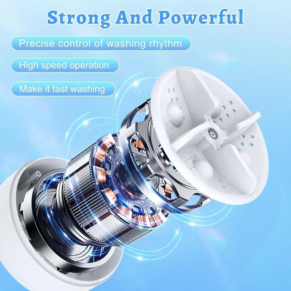 Automatic Mini Turbine Washing Machine Portable Cloth Washing Machine, Capacity: Not Mentioned