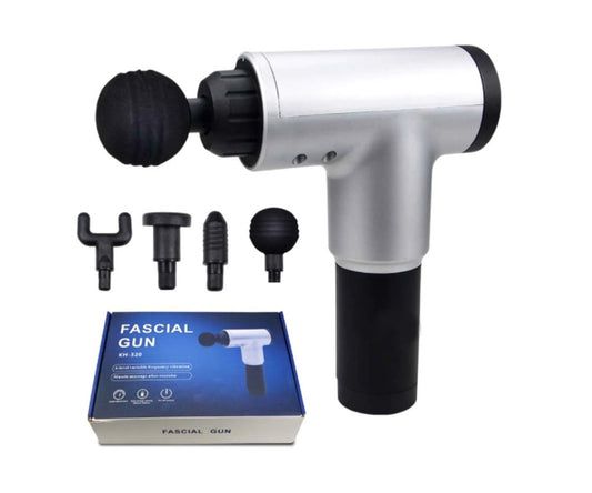 Plastic Black Fascial Gun Massager for Trigger Point Release