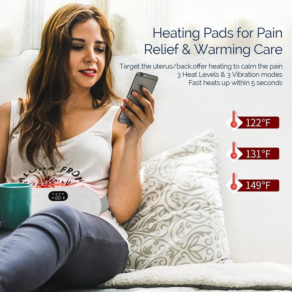 Portable Cordless Heating Pad, Polyester