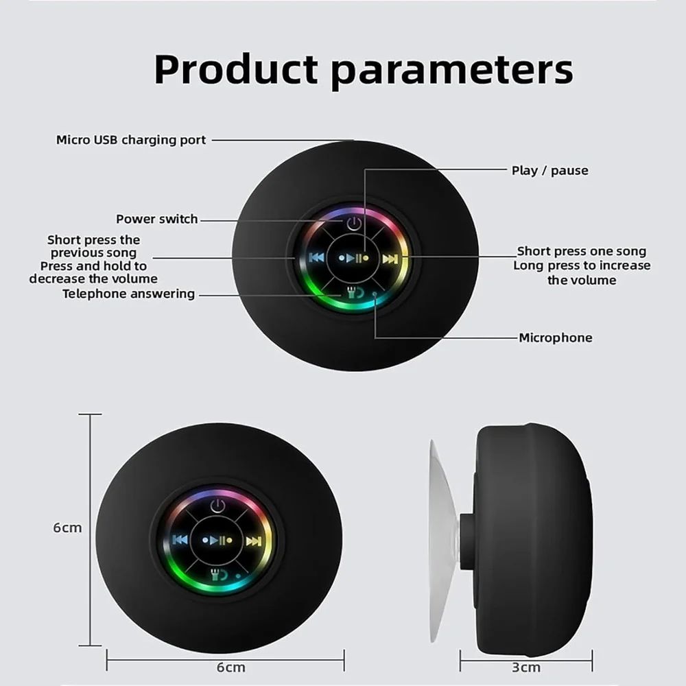 Waterproof Shower Wireless Speaker