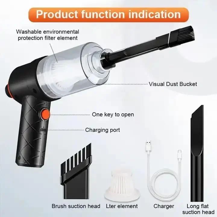 3 in 1 wireless vacuum cleaner for car and home high pressure and mini size