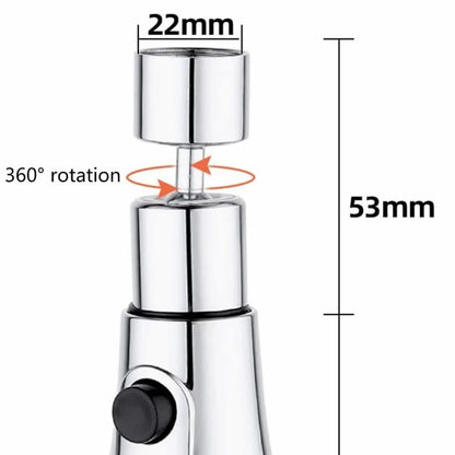 Stainless Steel 360 Degree Movable Faucet Aerator