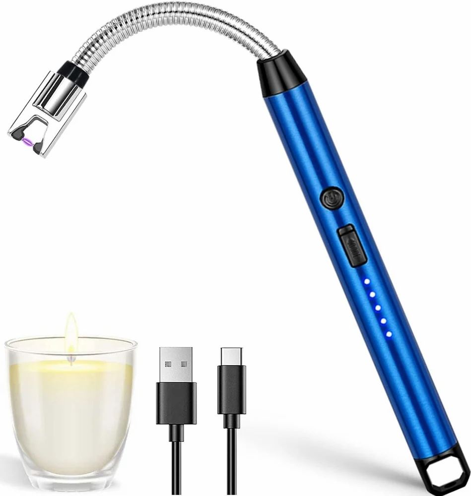 15 cm Usb Rechargeable Electric Gas Kitchen Lighter