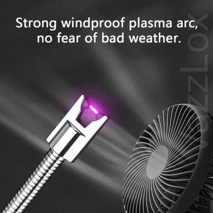 15 cm Usb Rechargeable Electric Gas Kitchen Lighter